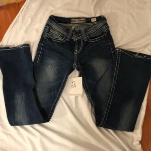 BKE denim blue jeans